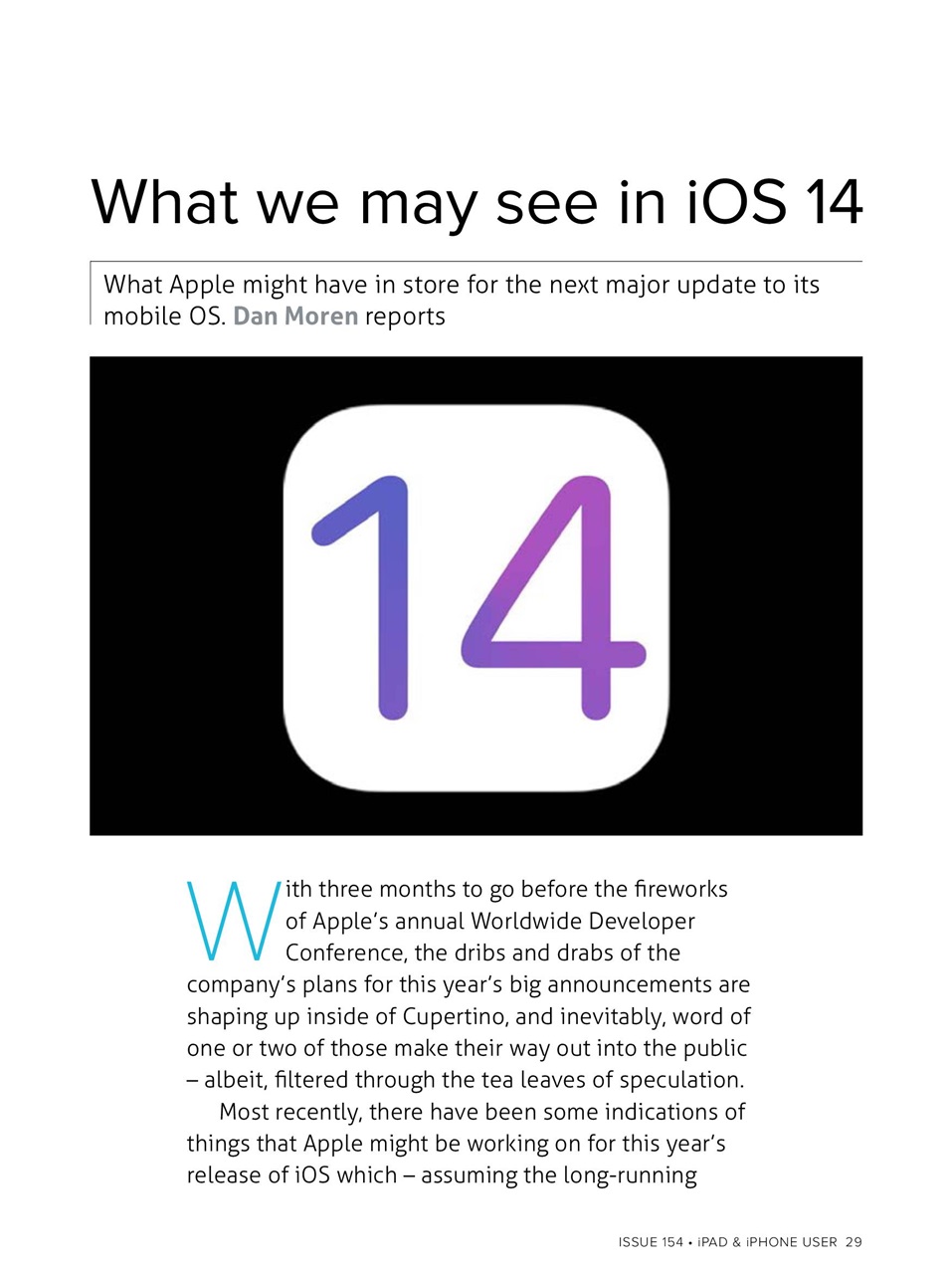 iPad and iPhone User Preview Pages
