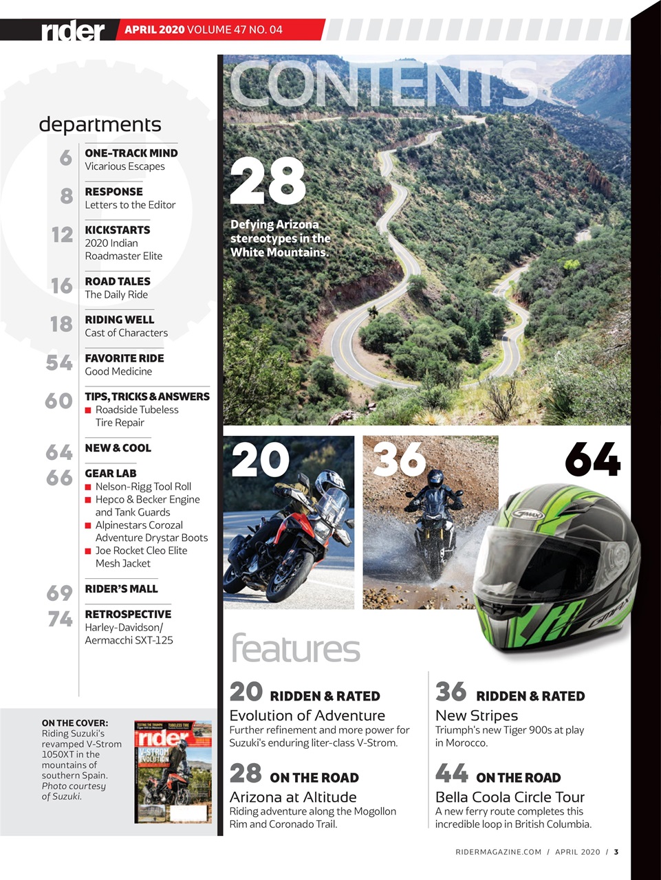 Rider Magazine Preview Pages
