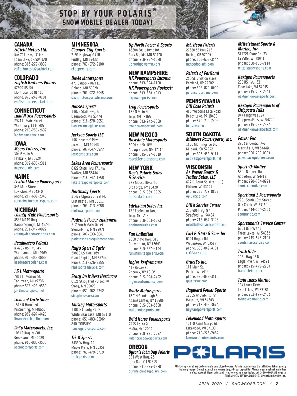 SnowGoer Preview Pages