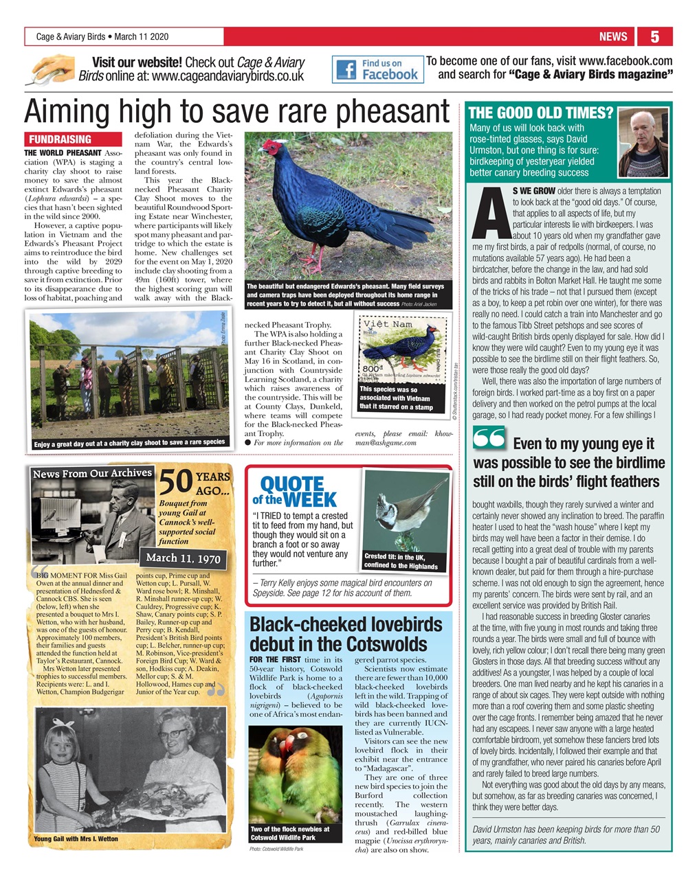 Cage & Aviary Birds Preview Pages