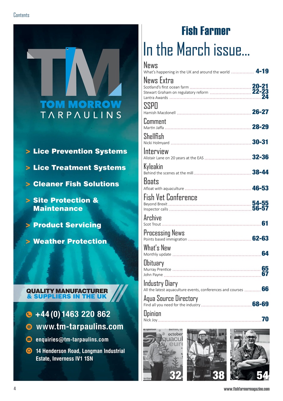 Fish Farmer Magazine Preview Pages