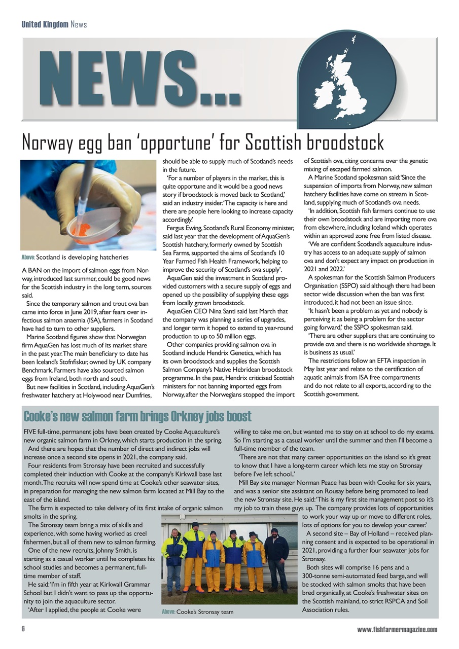 Fish Farmer Magazine Preview Pages