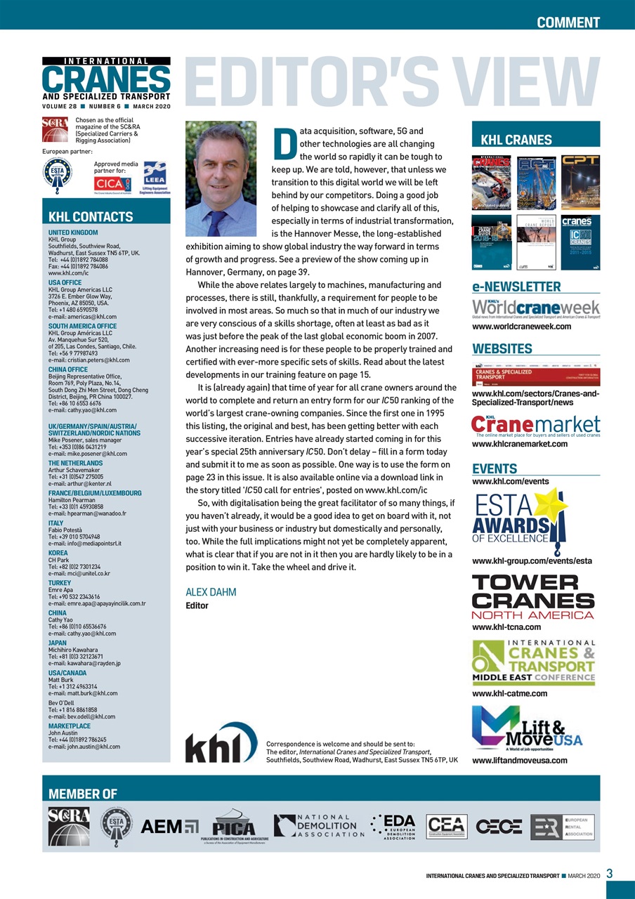 Int. Cranes and Specialized Transp Preview Pages