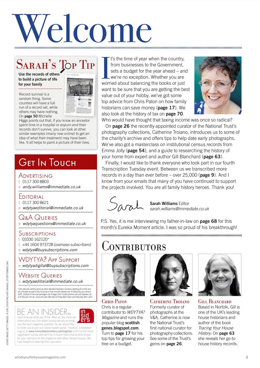 Who Do You Think You Are? Preview Pages