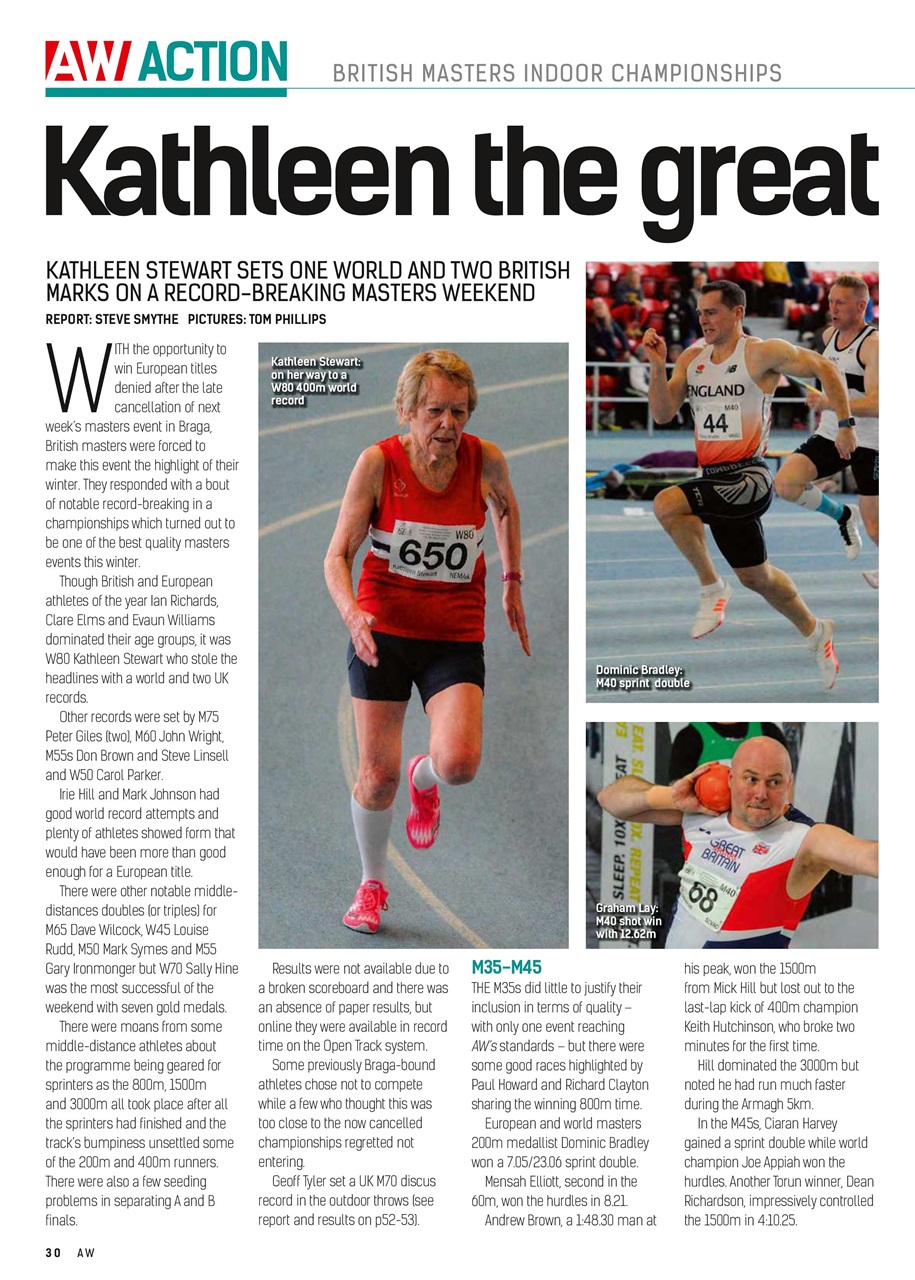 AW – Athletics Weekly Magazine Preview Pages