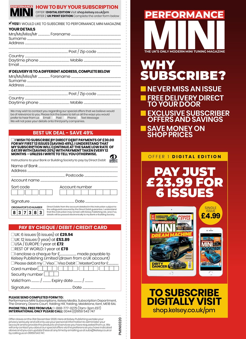 Performance Mini Preview Pages