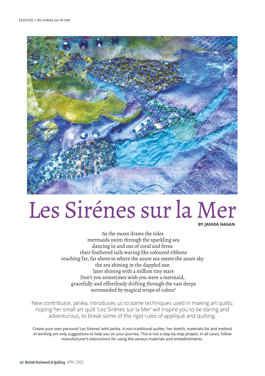 Patchwork and Quilting Preview Pages