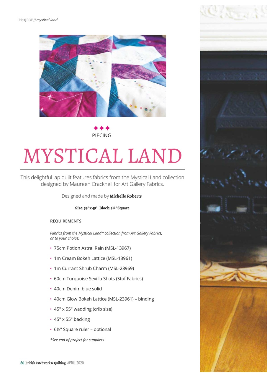 Patchwork and Quilting Preview Pages