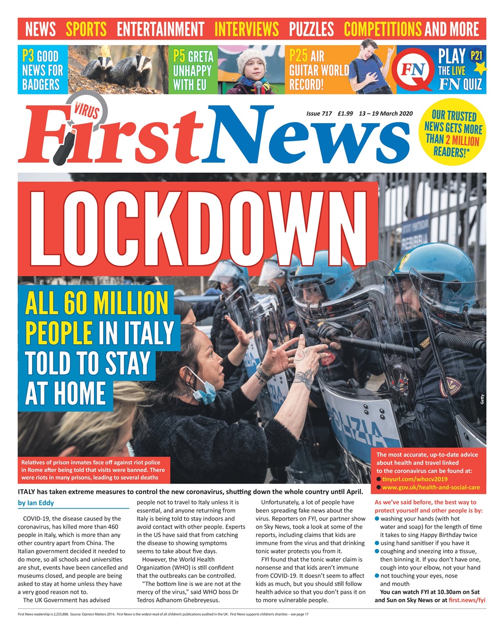 First News Preview Pages