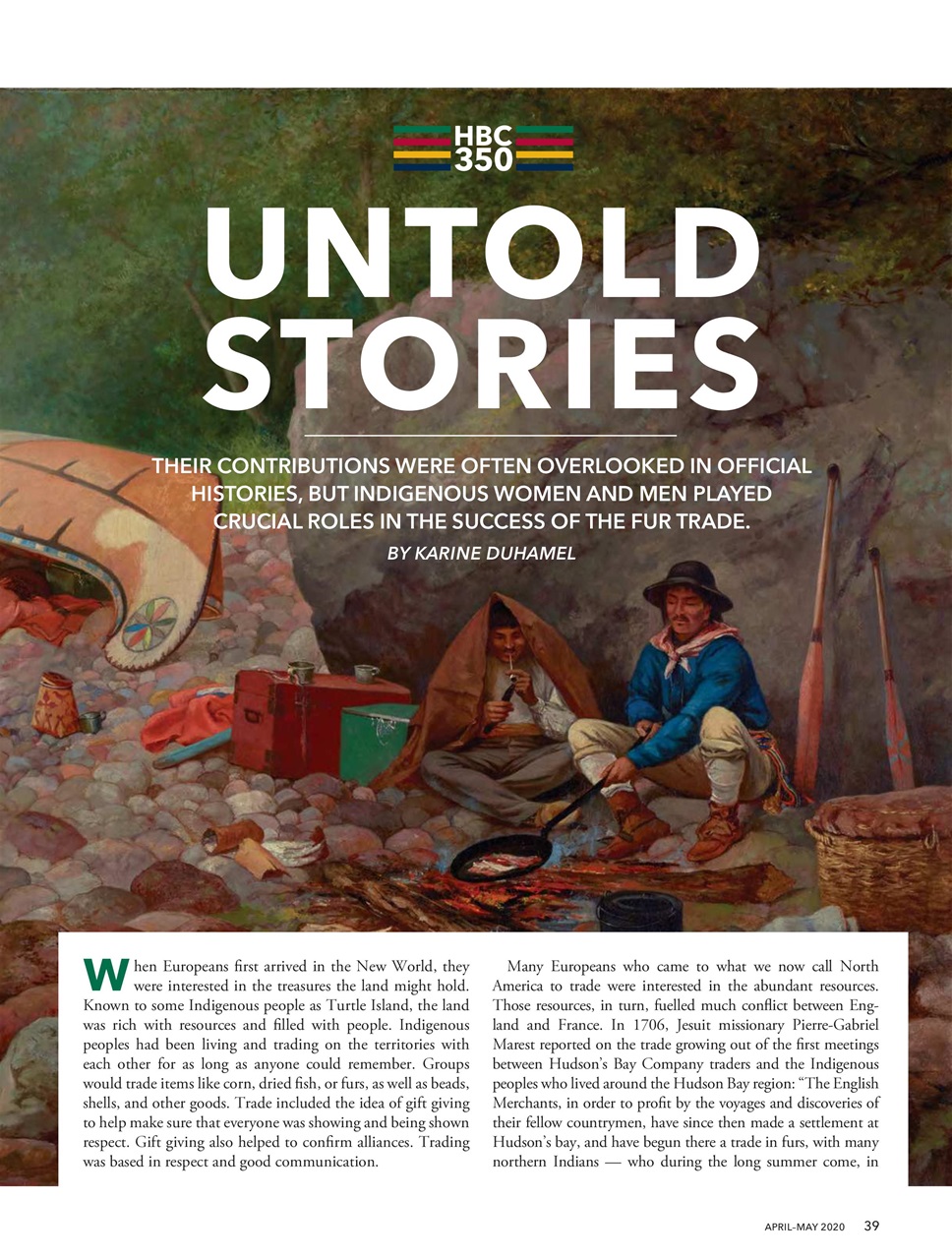 Canada's History Preview Pages