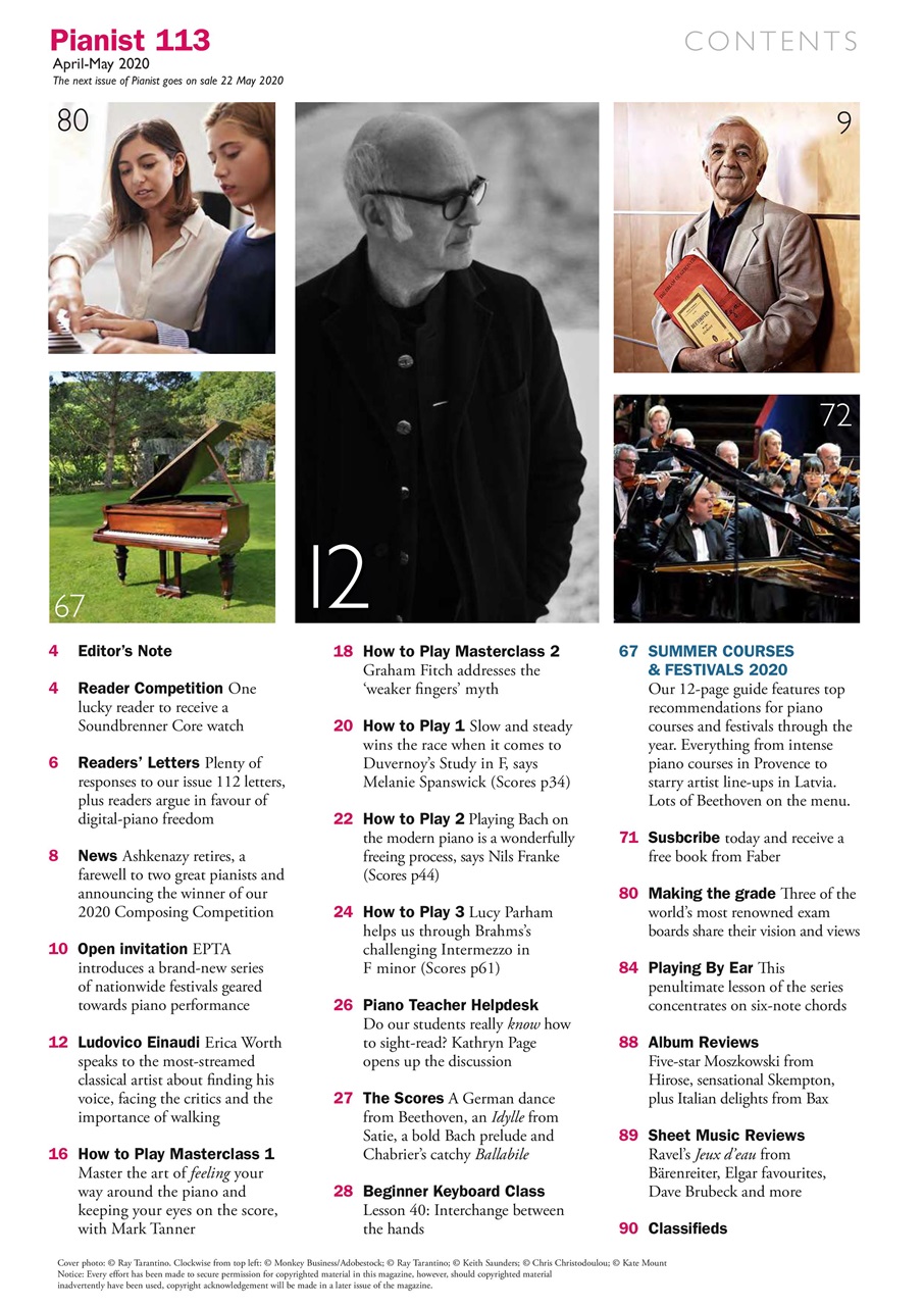 Pianist Preview Pages