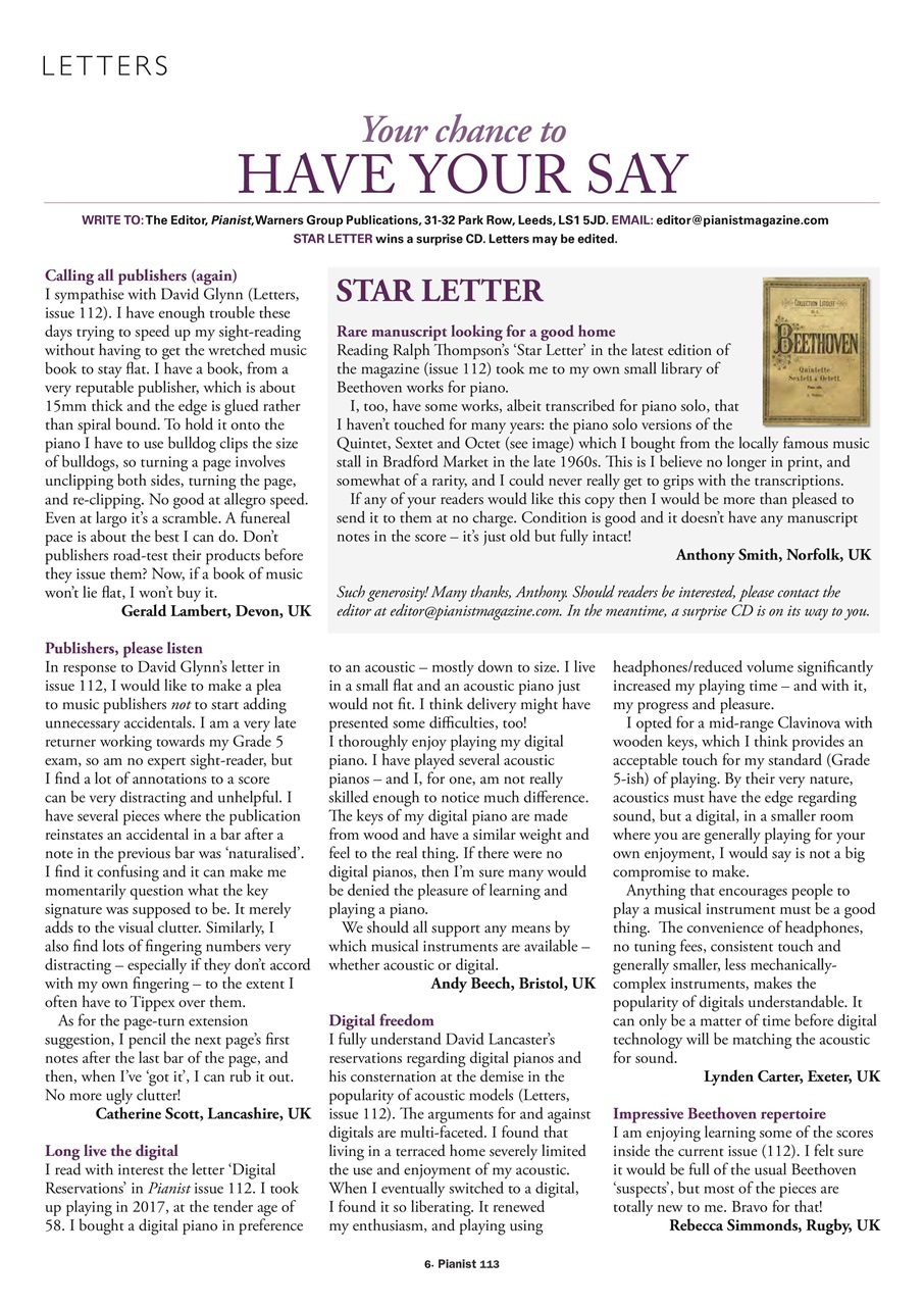 Pianist Preview Pages