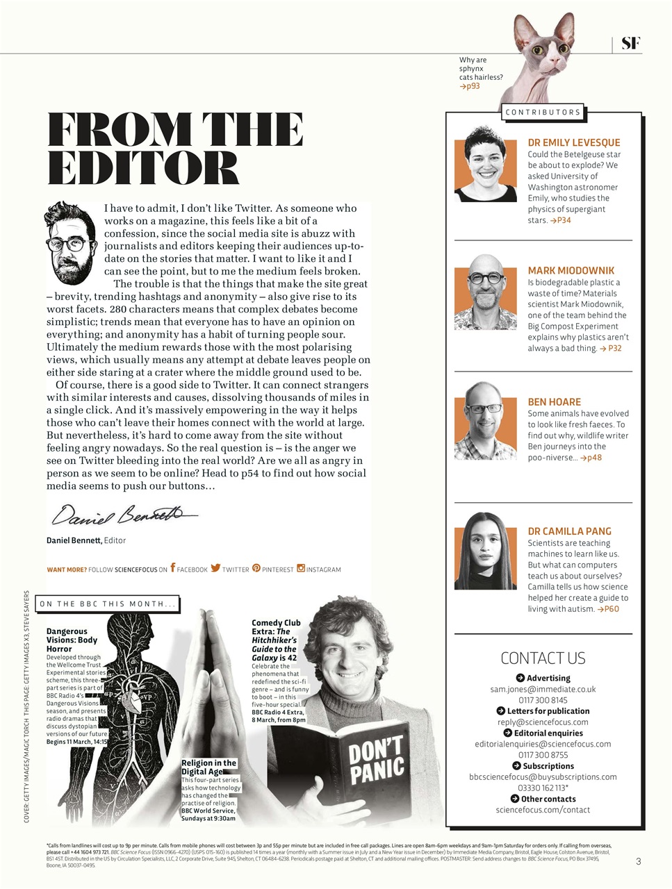 BBC Science Focus Magazine Preview Pages