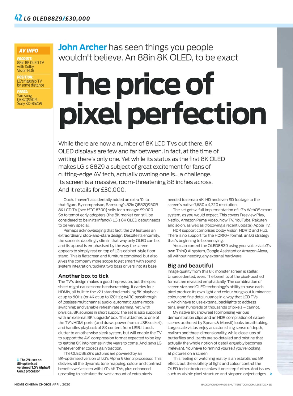 Home Cinema Choice Preview Pages