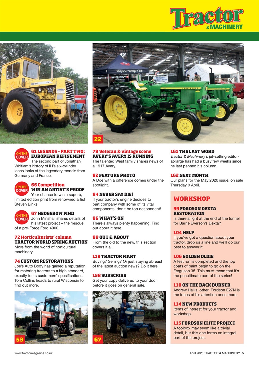 Tractor & Machinery Preview Pages