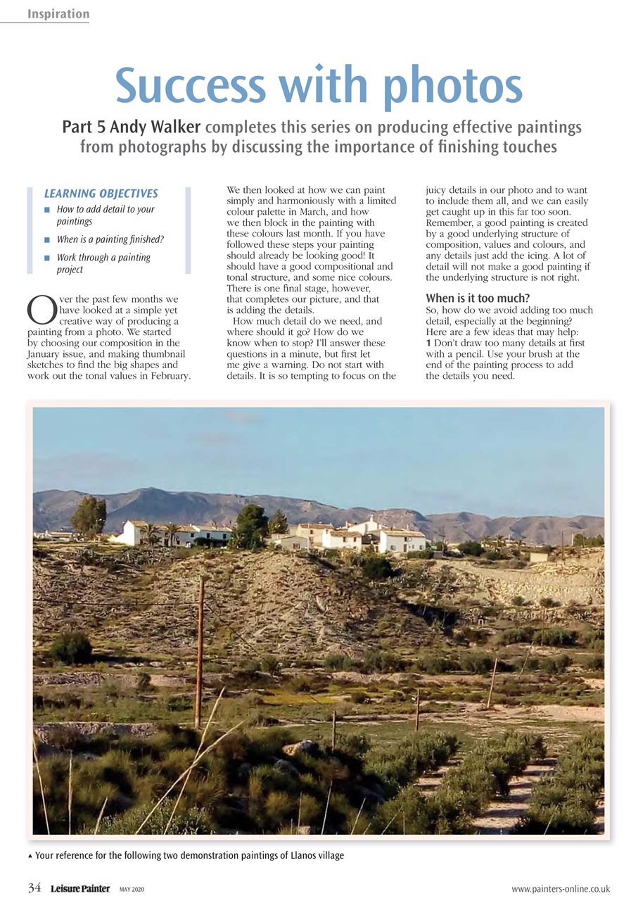 Leisure Painter & The Artist Preview Pages