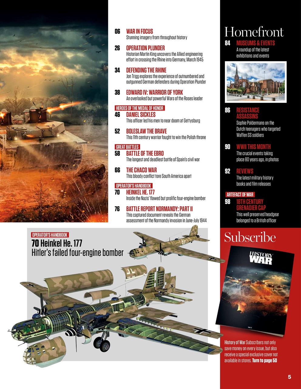 History of War Preview Pages