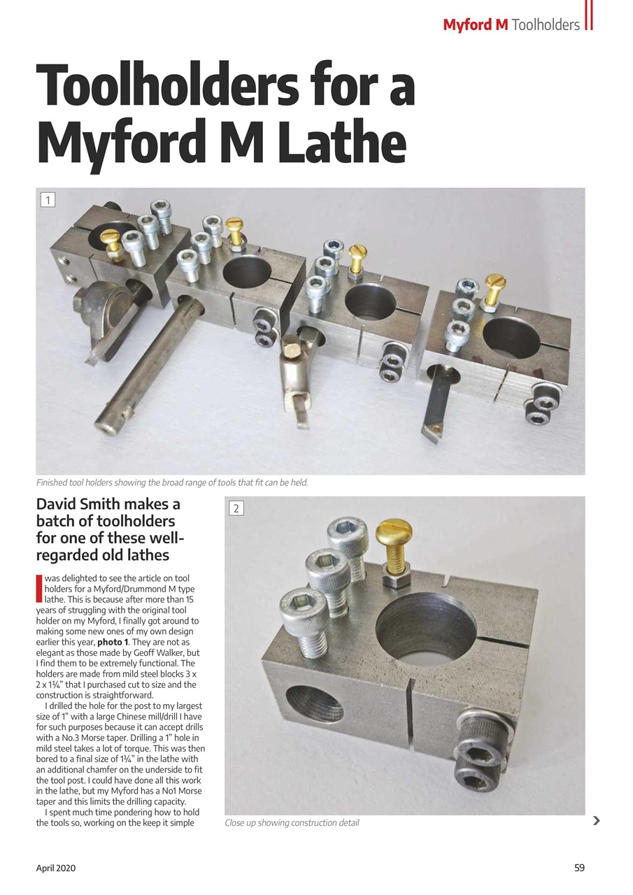 Model Engineer & Workshop Magazine Preview Pages