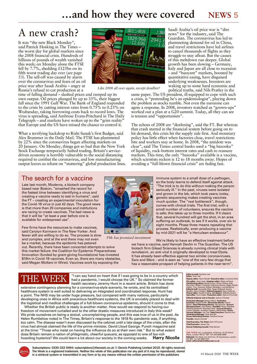 The Week Preview Pages