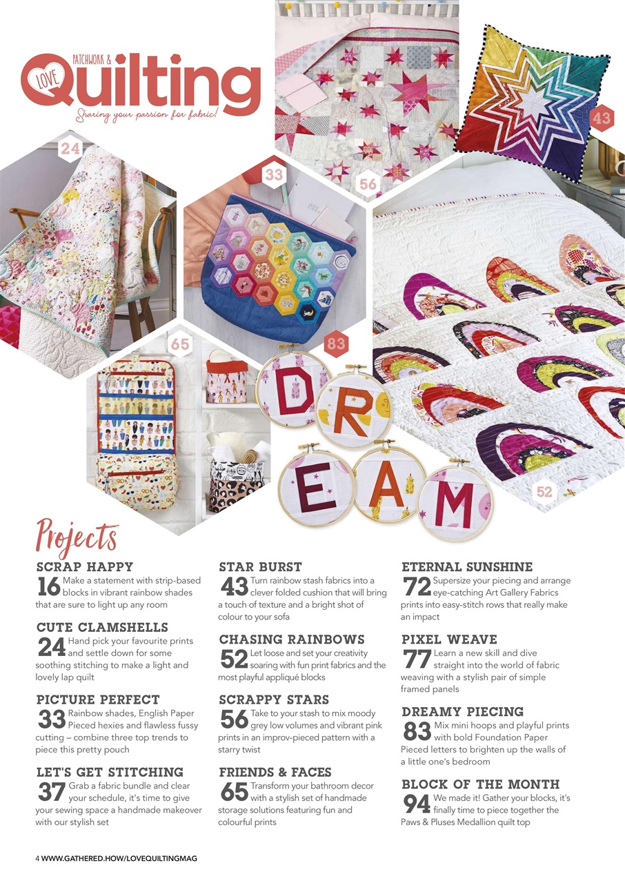 Love Patchwork & Quilting Preview Pages