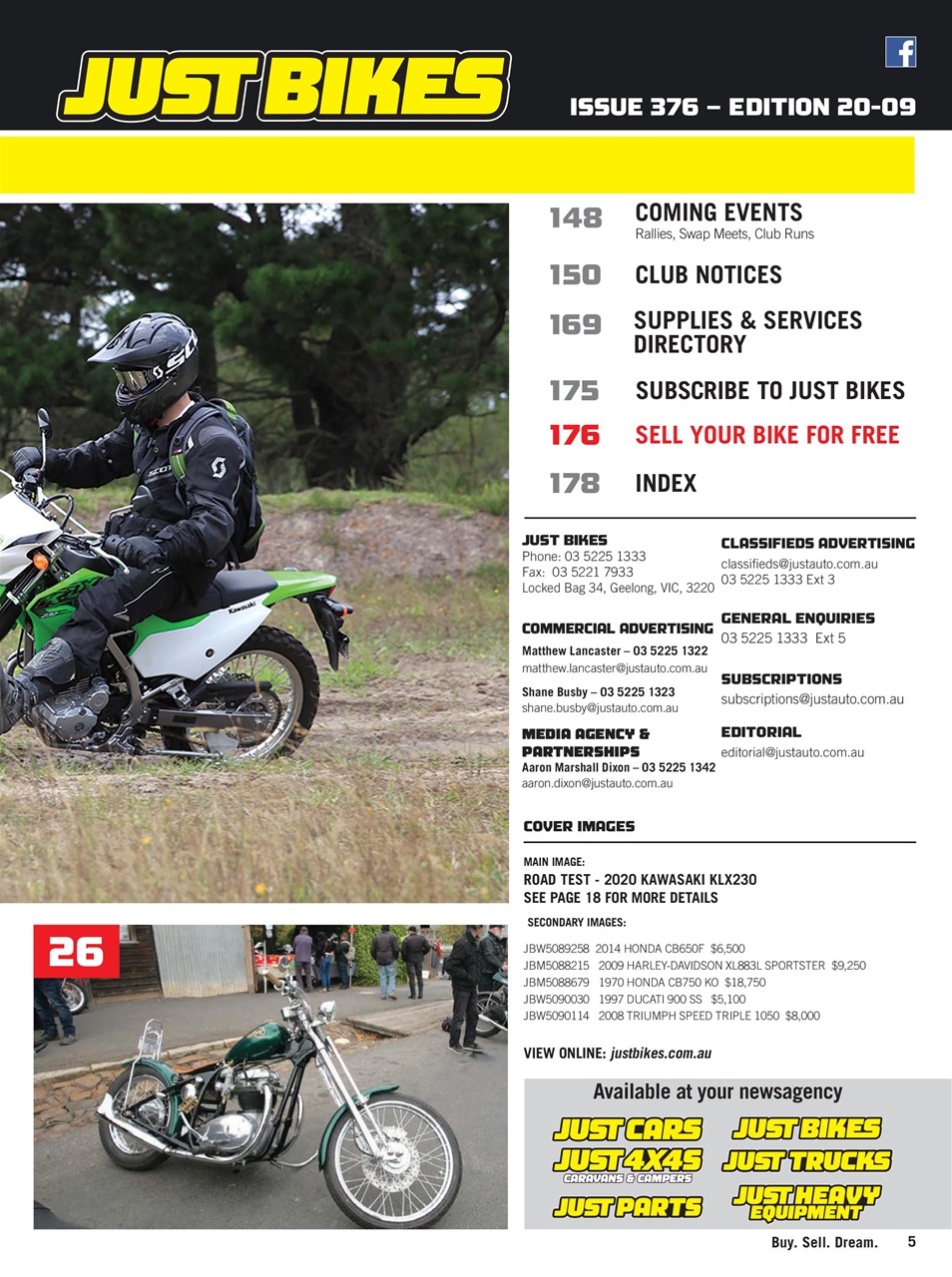 JUST BIKES Preview Pages