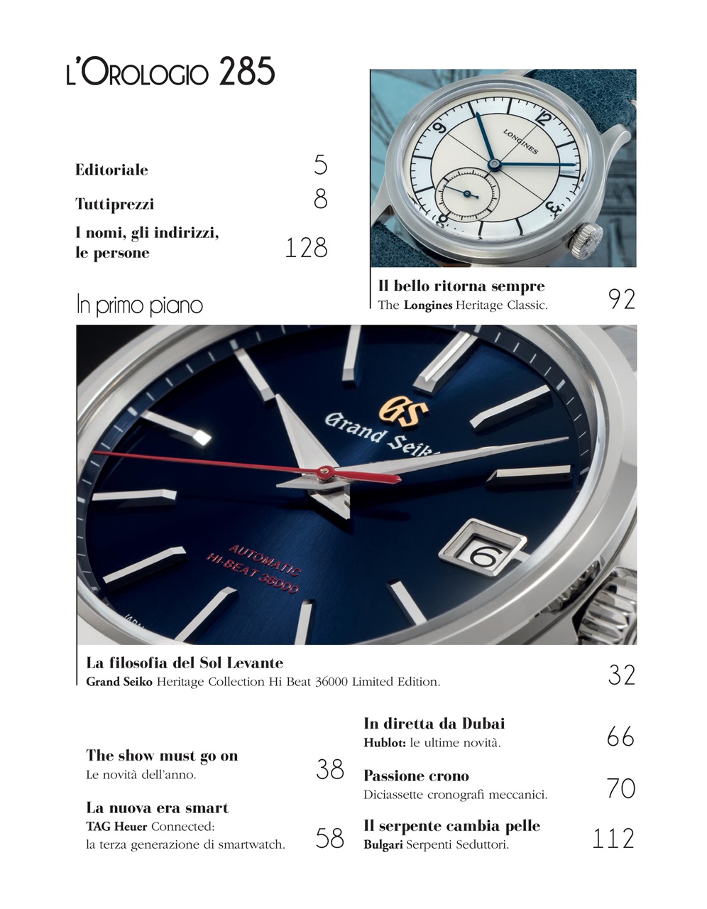 L'Orologio Preview Pages