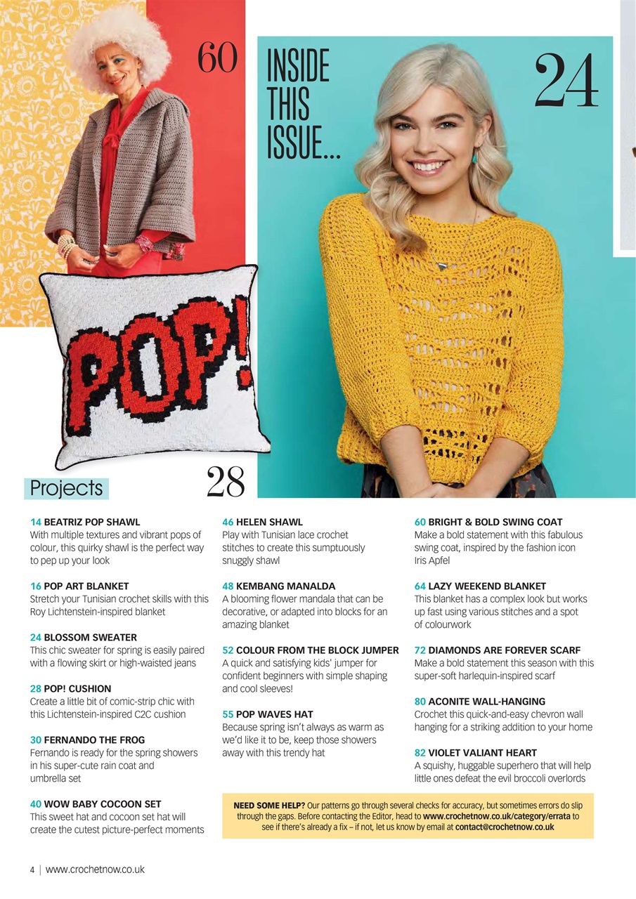 Crochet Now Magazine Preview Pages