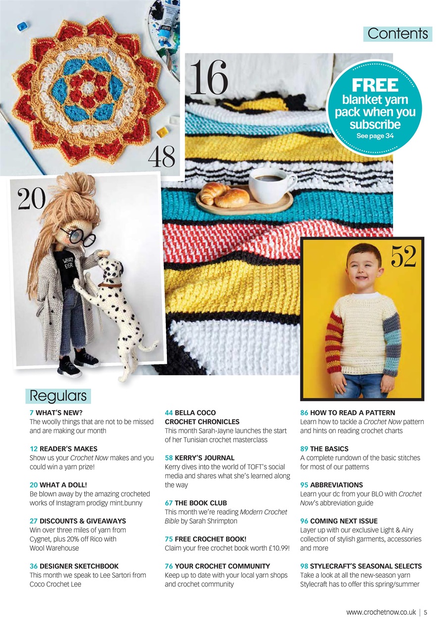 Crochet Now Magazine Preview Pages