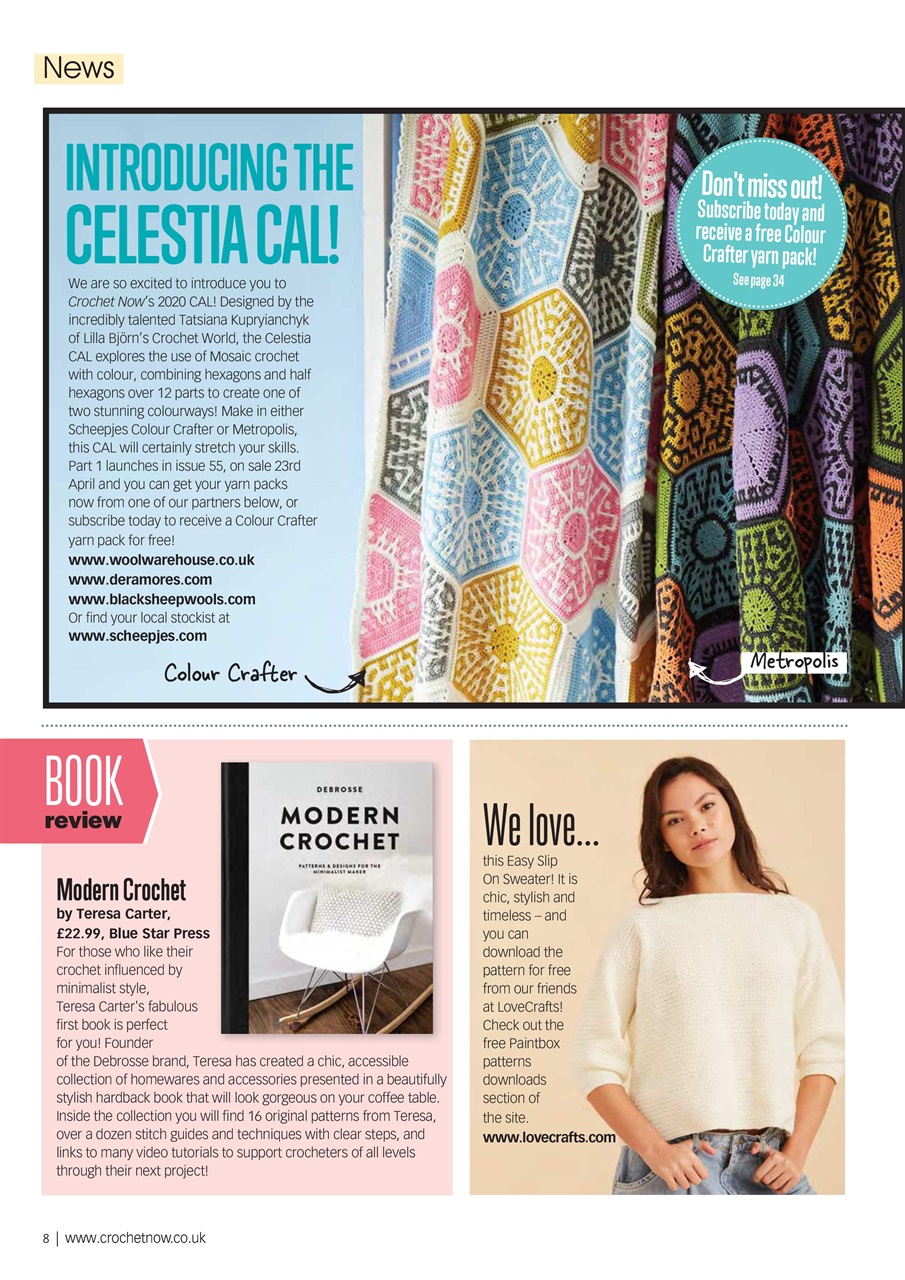 Crochet Now Magazine Preview Pages