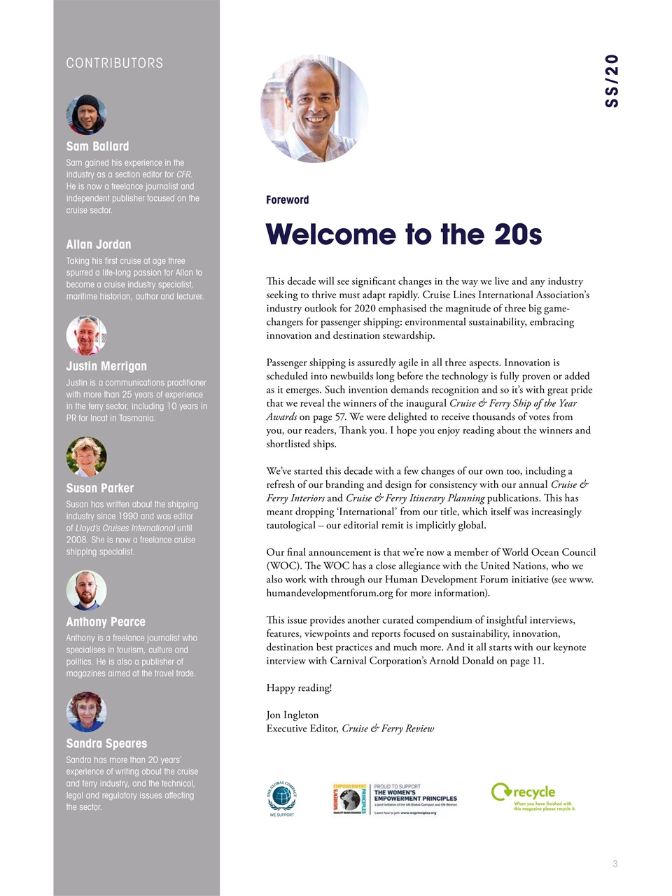 Cruise & Ferry Preview Pages