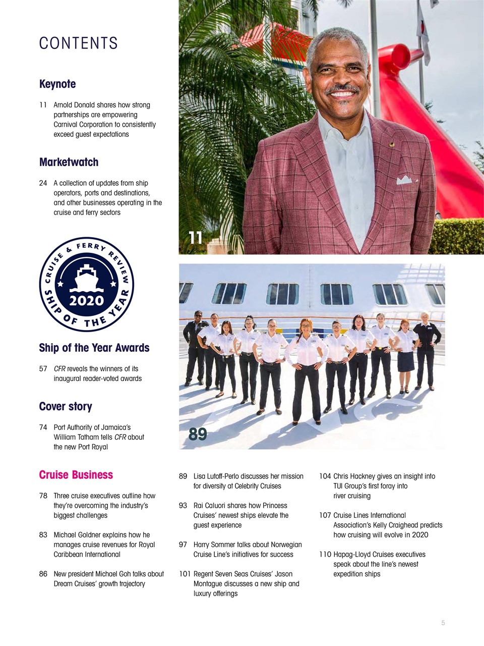 Cruise & Ferry Preview Pages