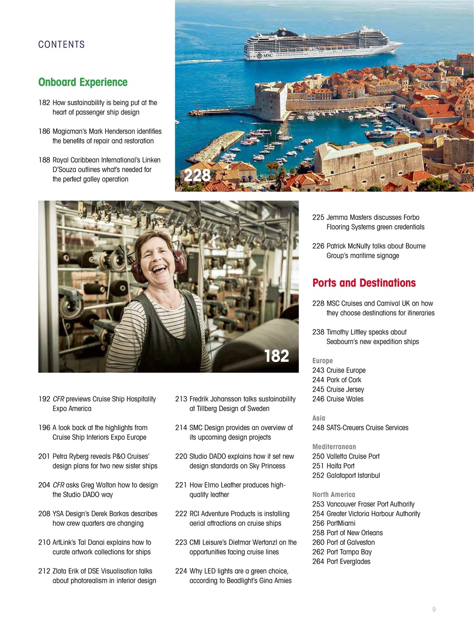 Cruise & Ferry Preview Pages