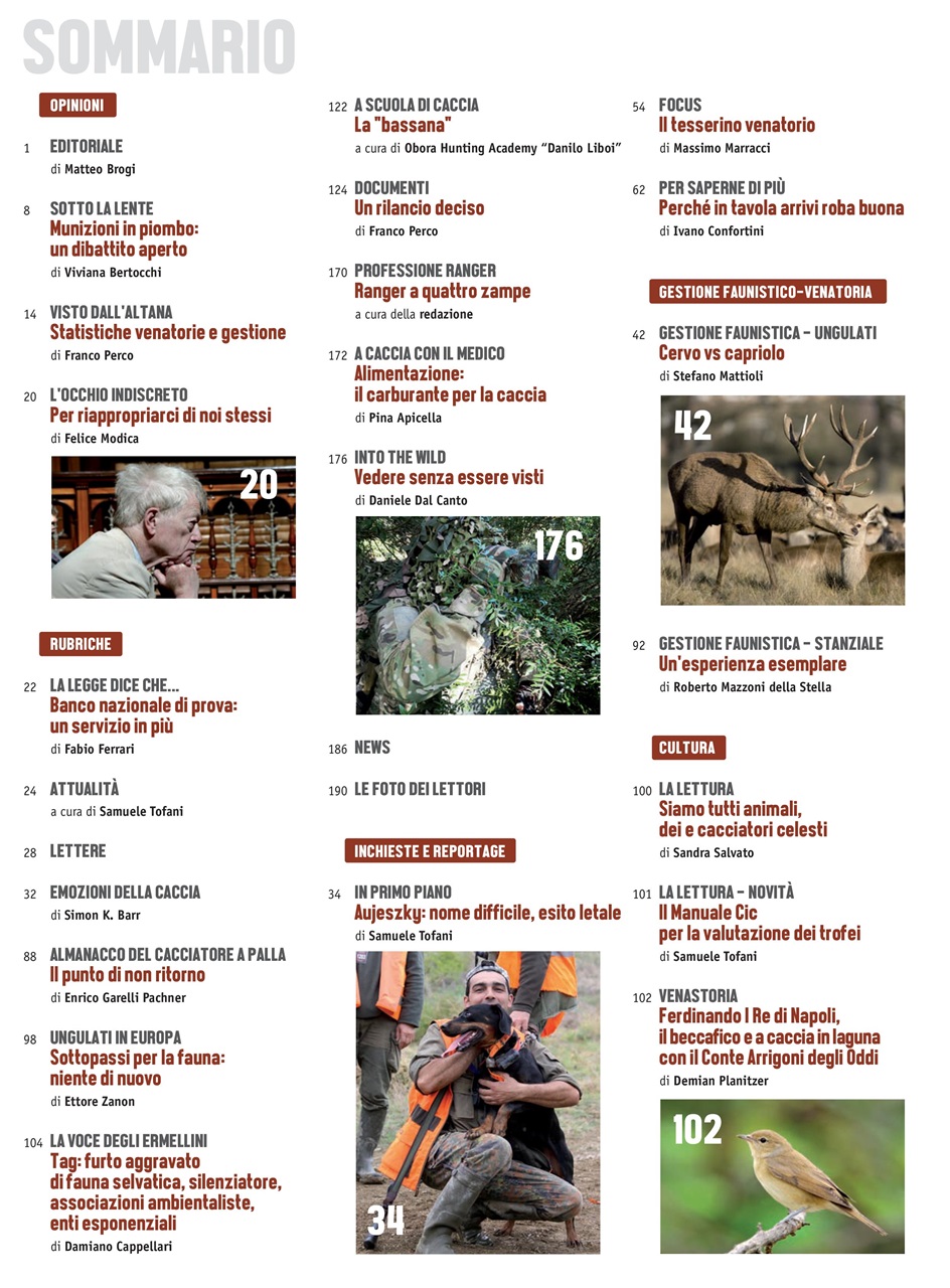 SENTIERI DI CACCIA Preview Pages