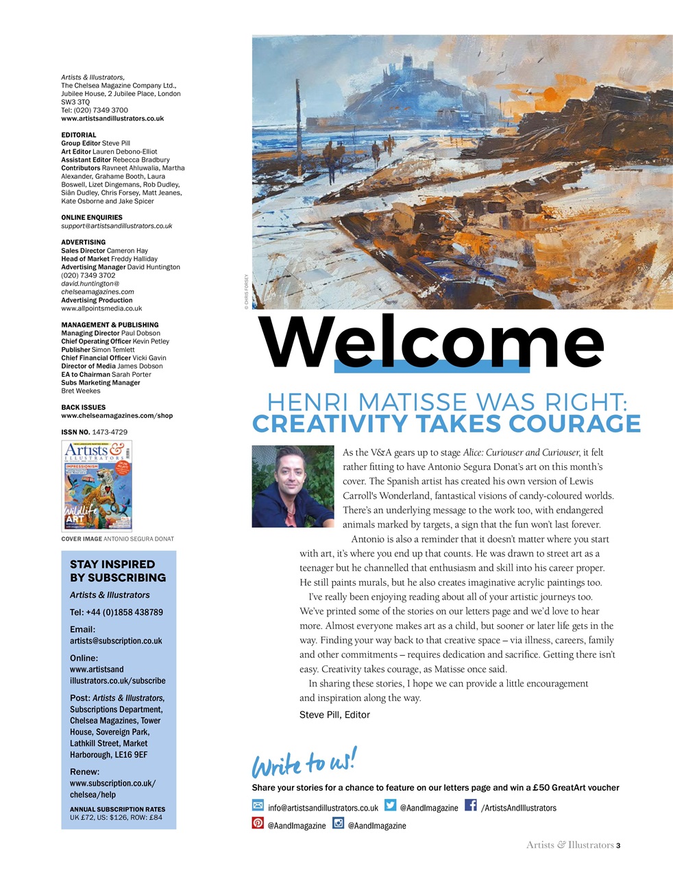 Artists & Illustrators Preview Pages