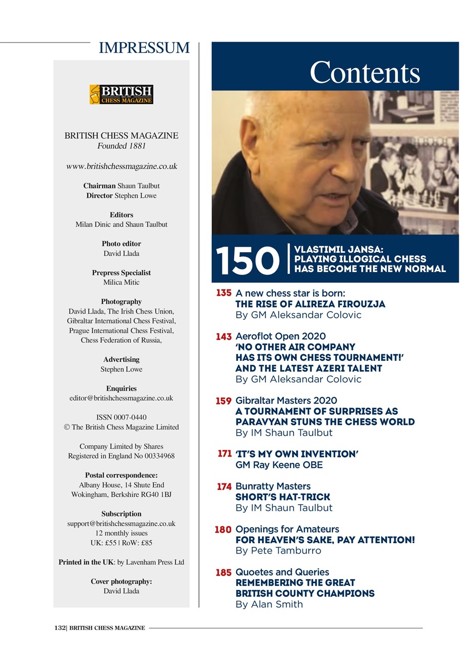 British Chess Magazine Preview Pages