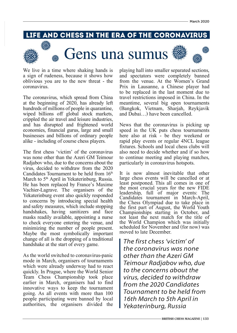 British Chess Magazine Preview Pages