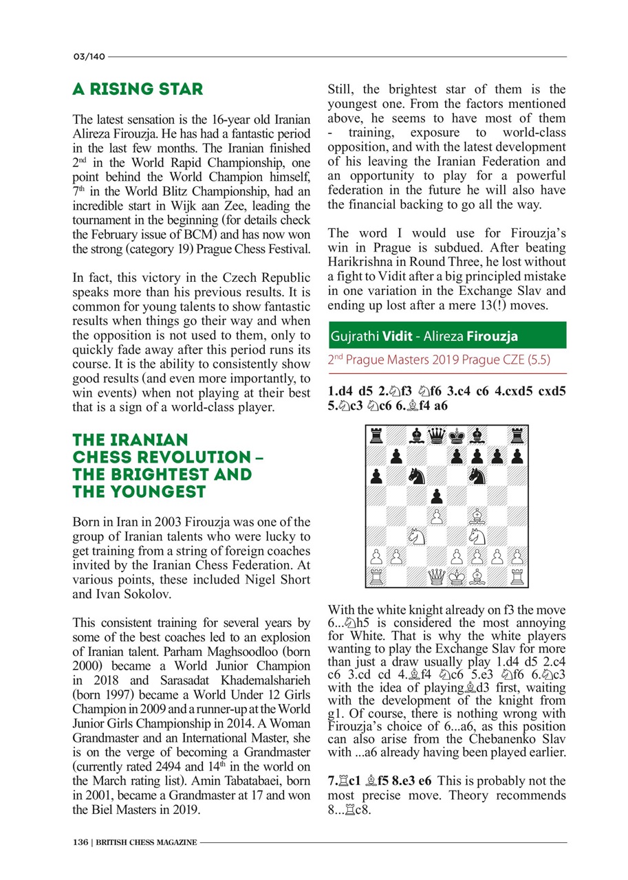 British Chess Magazine Preview Pages