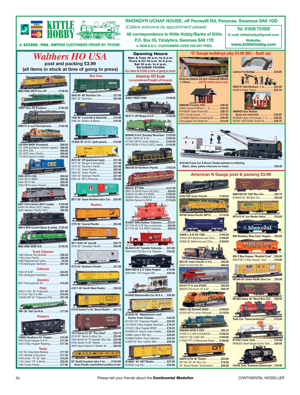Continental Modeller Preview Pages