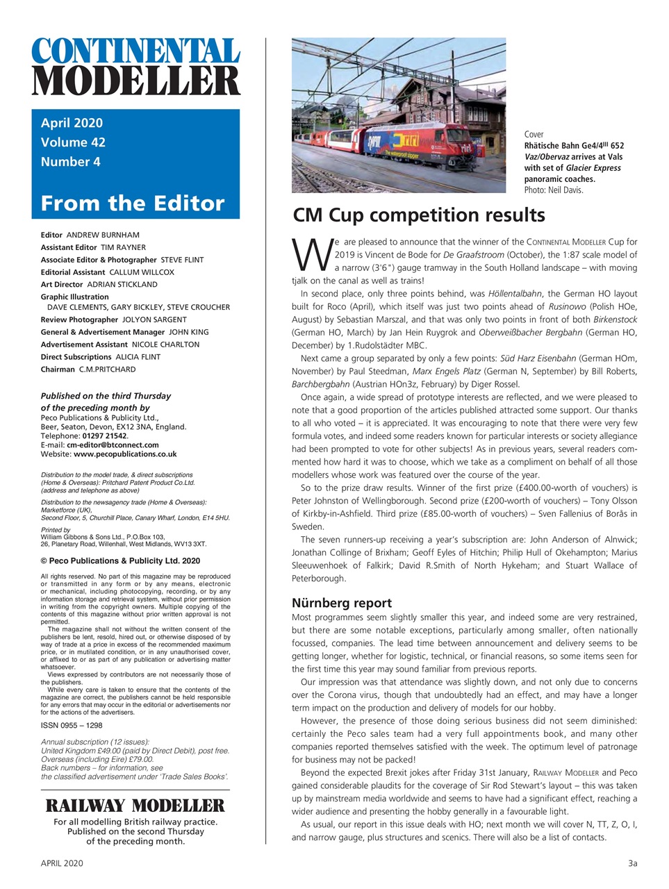 Continental Modeller Preview Pages