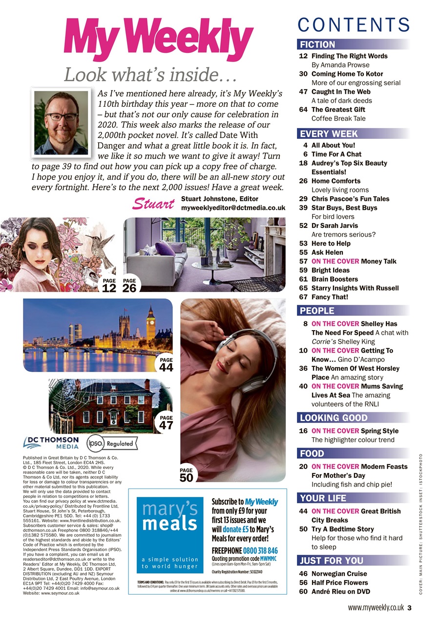 My Weekly Preview Pages