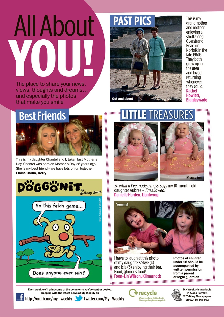 My Weekly Preview Pages