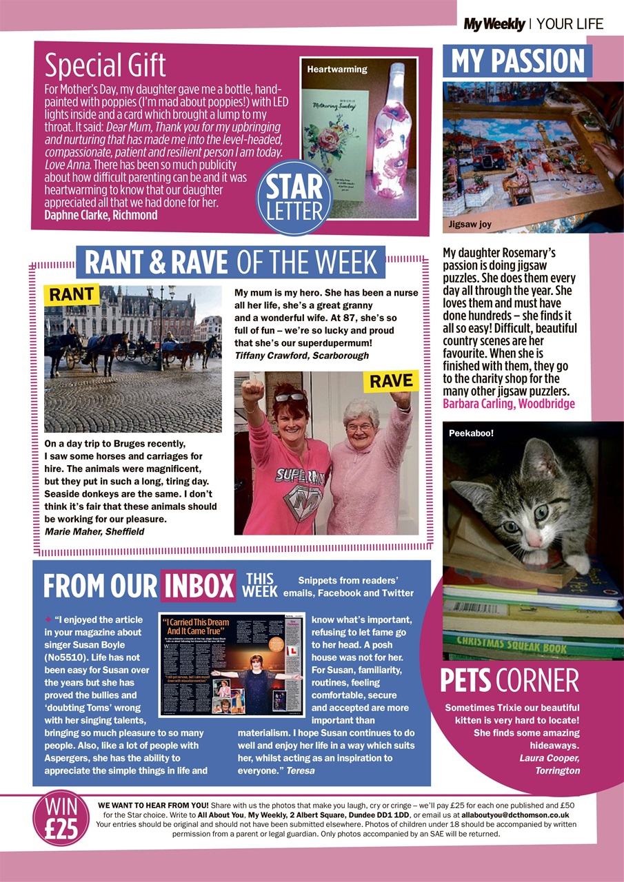 My Weekly Preview Pages