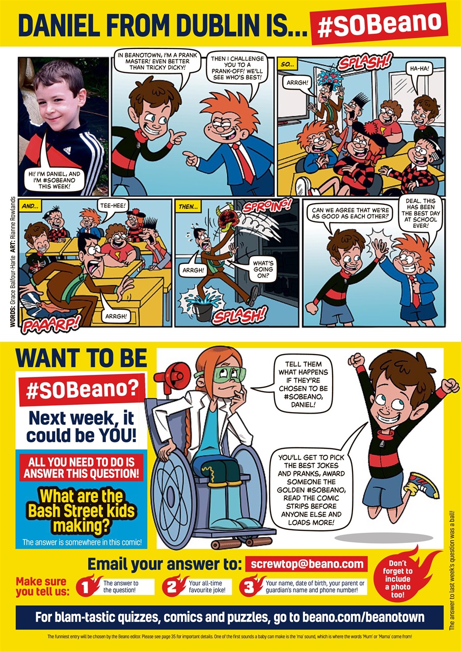 Beano Preview Pages
