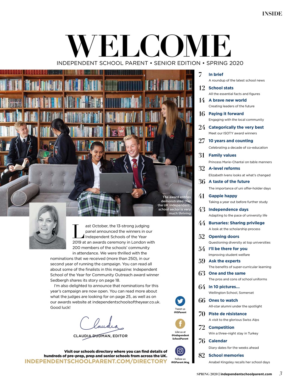 Independent School Parent Preview Pages