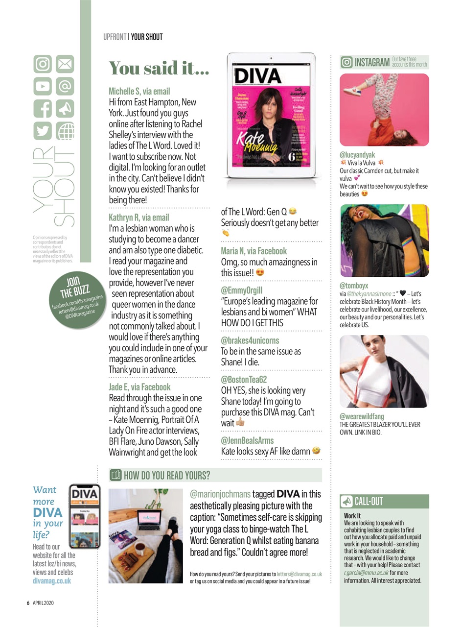 DIVA Magazine Preview Pages