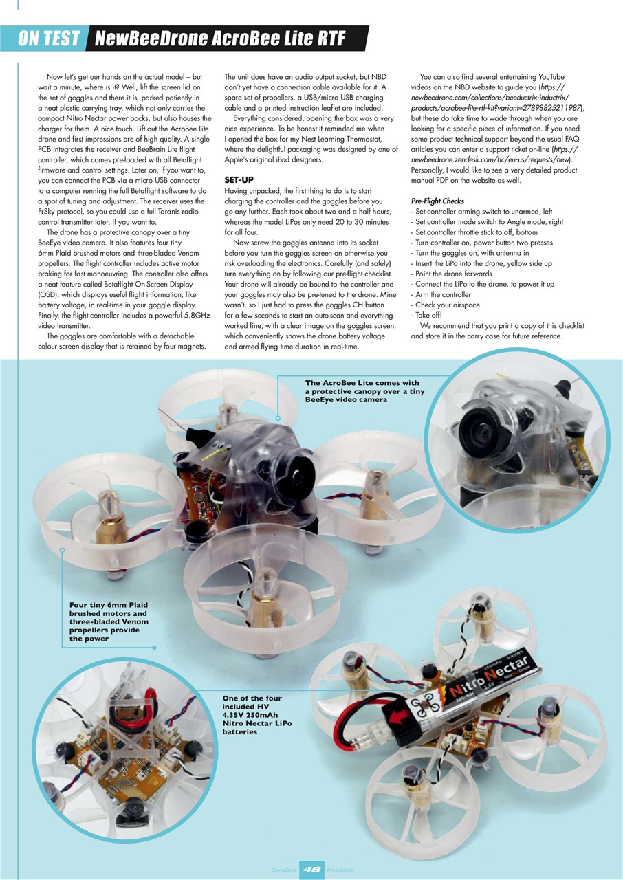 Radio Control DroneZone Preview Pages