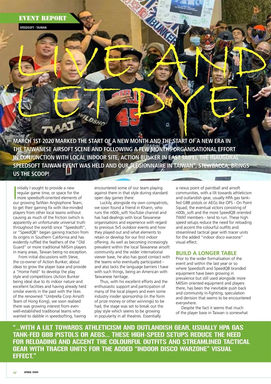 Airsoft Action Preview Pages