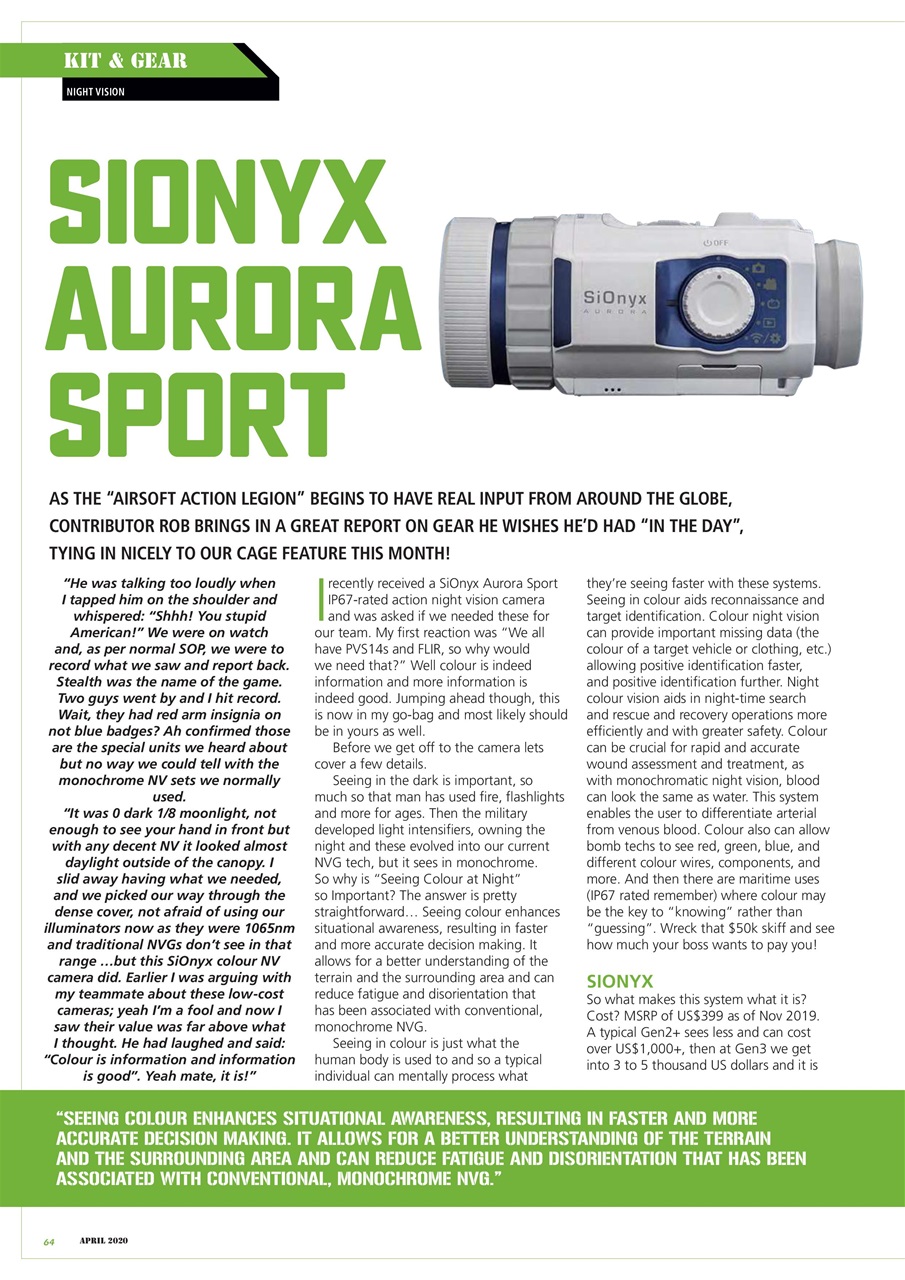 Airsoft Action Preview Pages