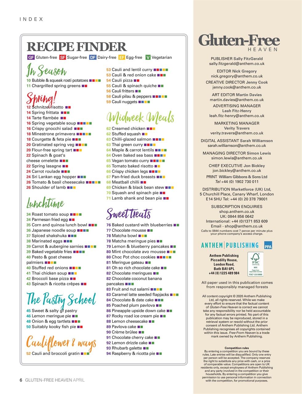 Gluten-Free Heaven Preview Pages