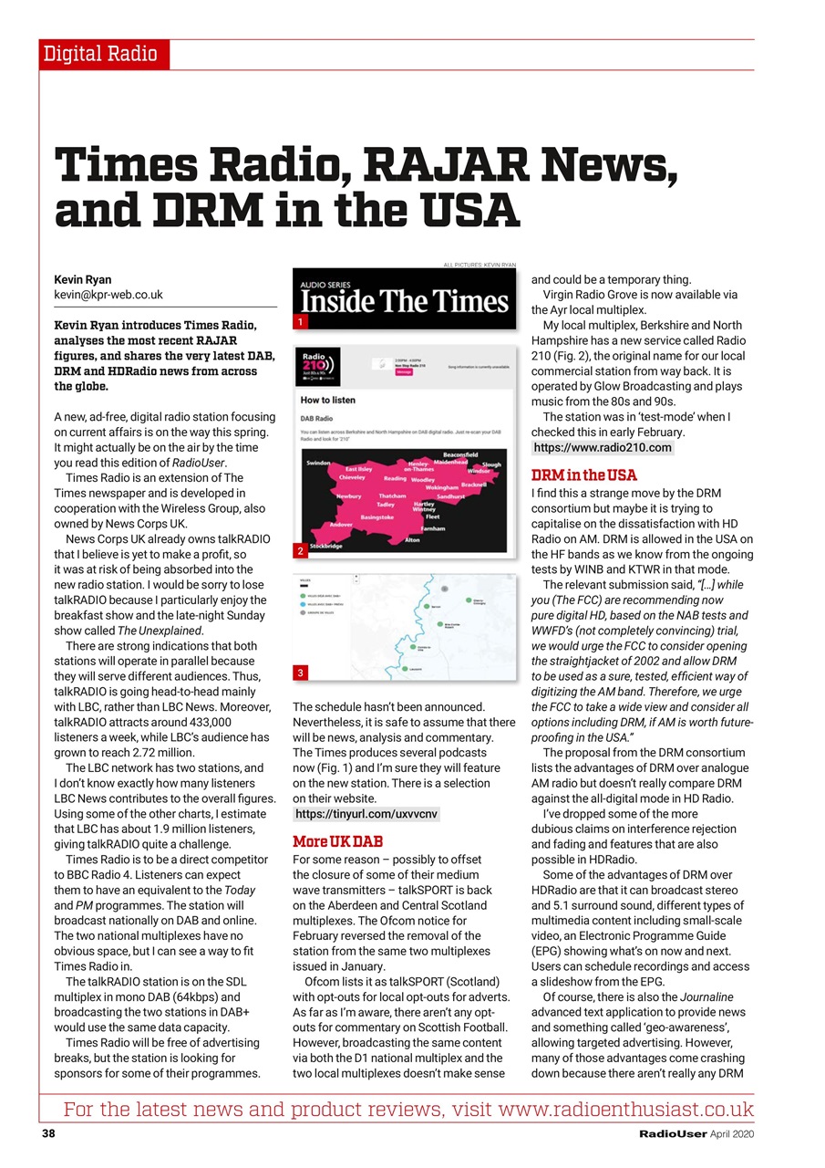 Radio User Preview Pages